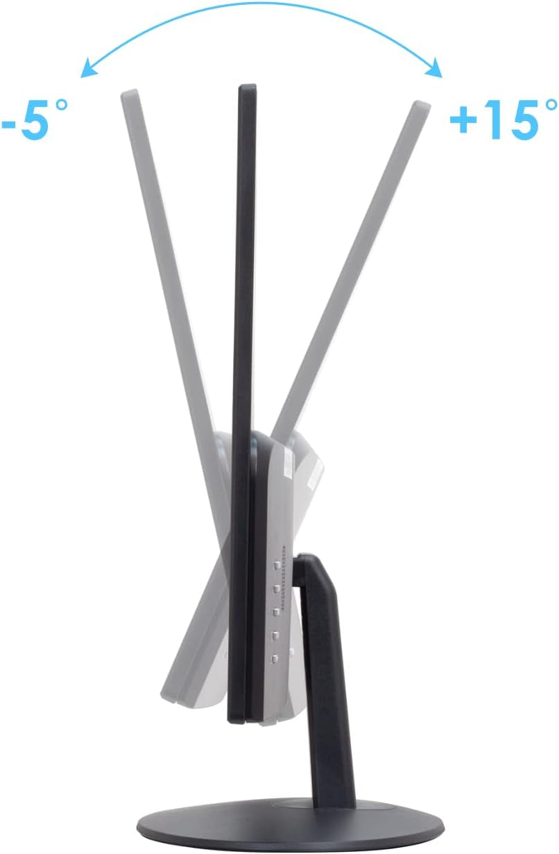 E249W-19203R 24-Inch FHD LED Gaming Monitor 2X HDMI VGA 75Hz Build-In Speakers, Machine Black